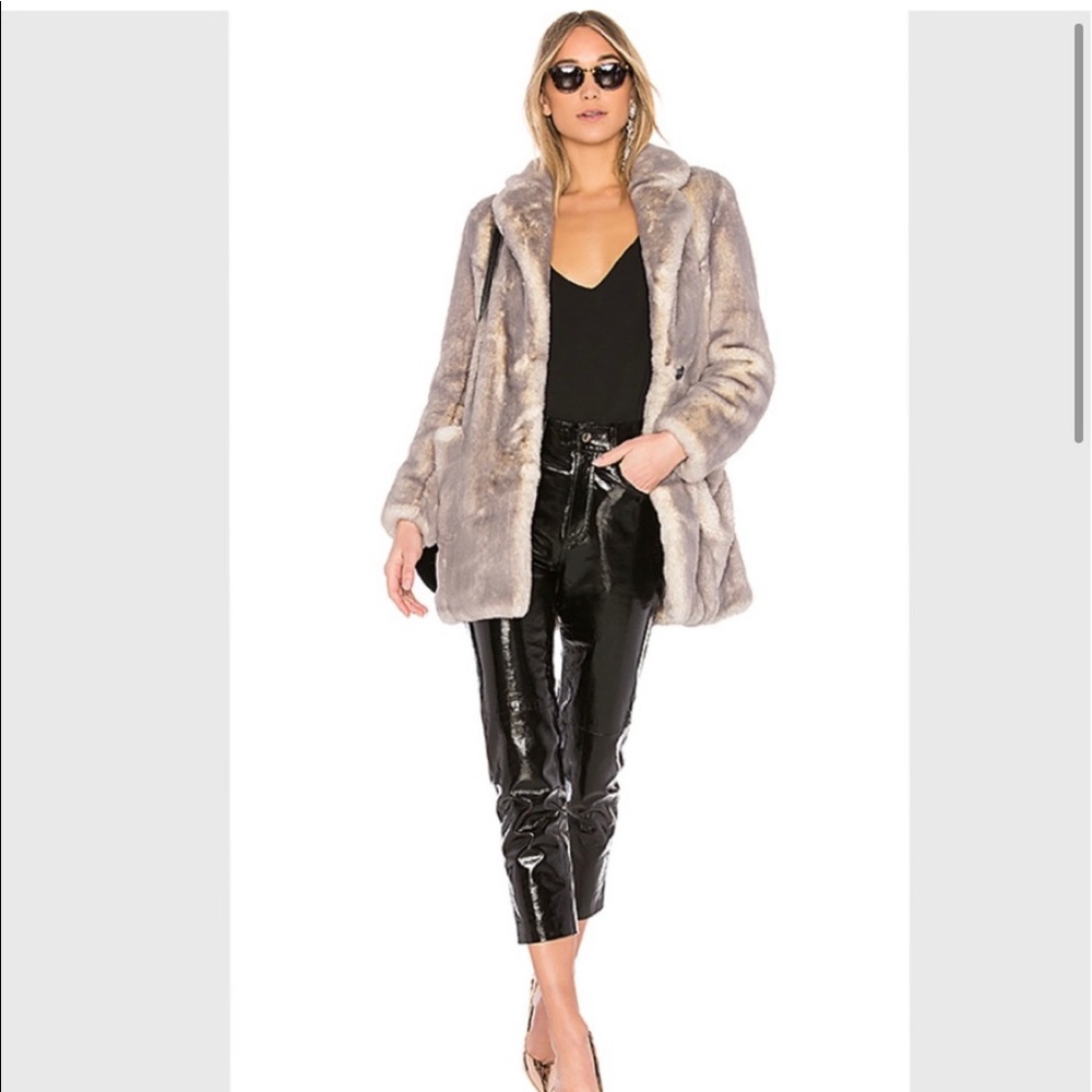 Eaves faux fur coat
